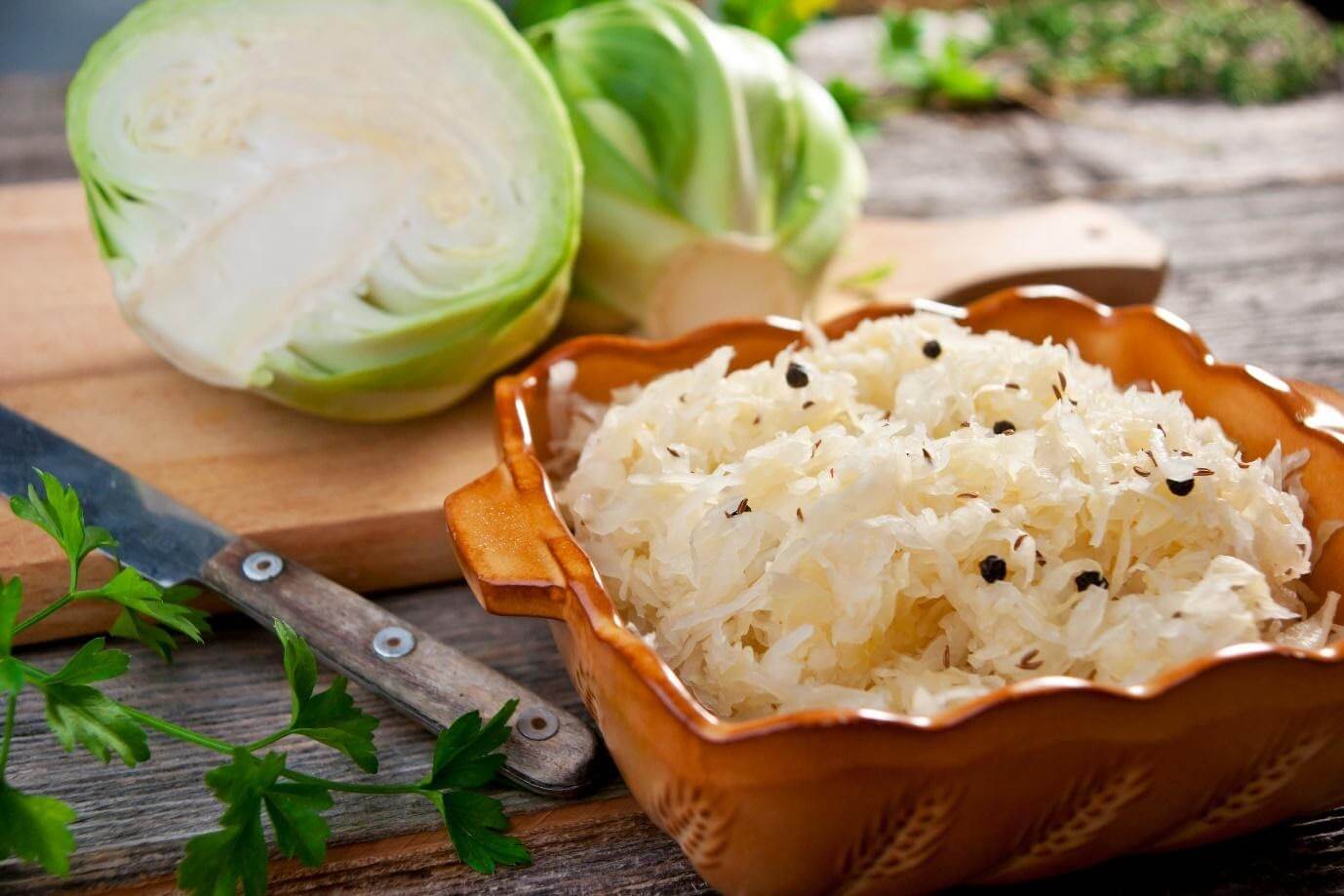 sauerkraut - fermented food