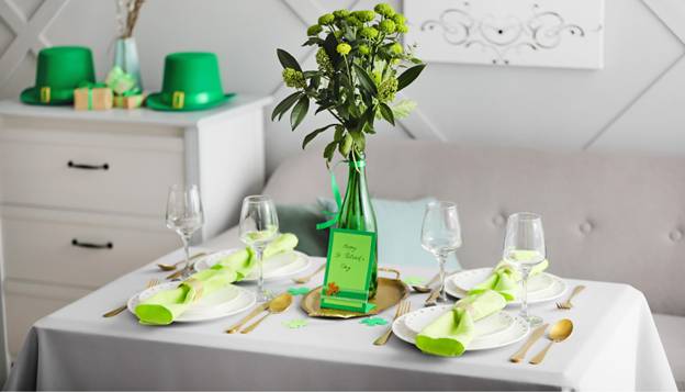 saint patricks day table decor