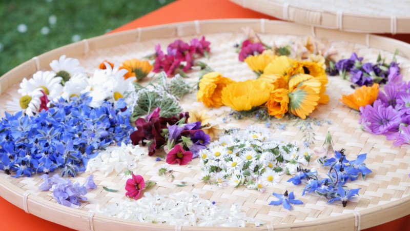 Garnish Bourbon With Edible Flowers For An Elegant Tasting