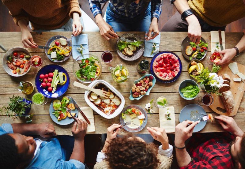 A communal dining