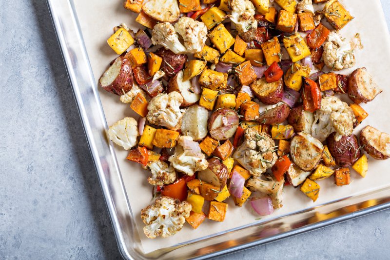 pre chopped roasted root vegetables